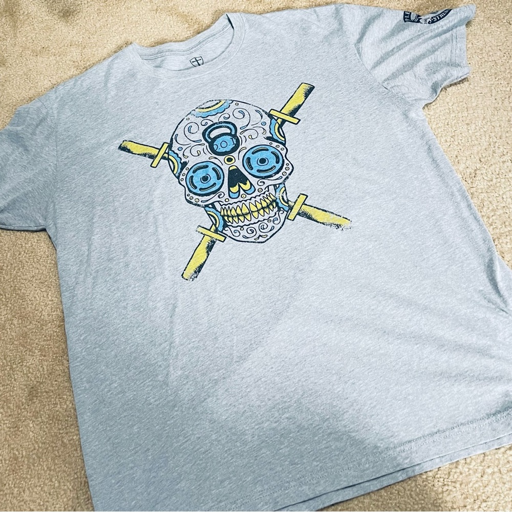 Mens XL disciples of iron skull and daggers tee shirt